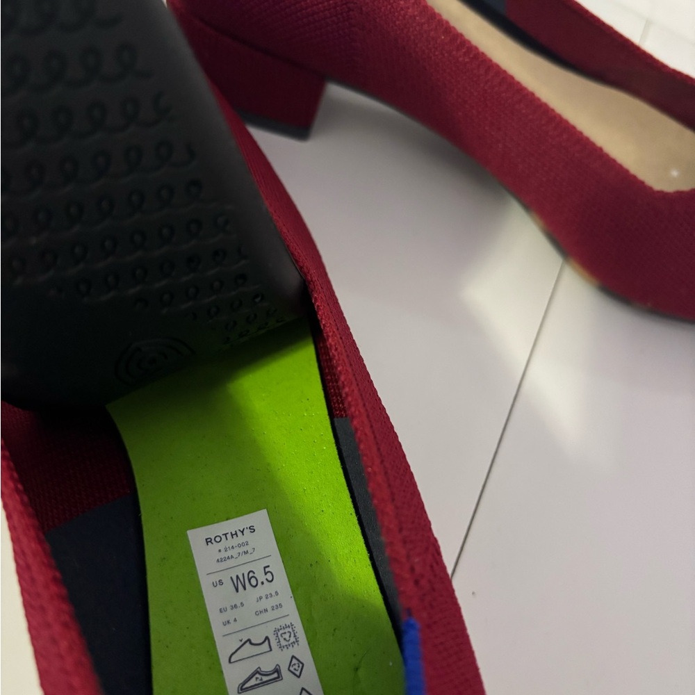 Rothy's The High Point Comfort Heels Size 6.5 - Picture 5 of 6